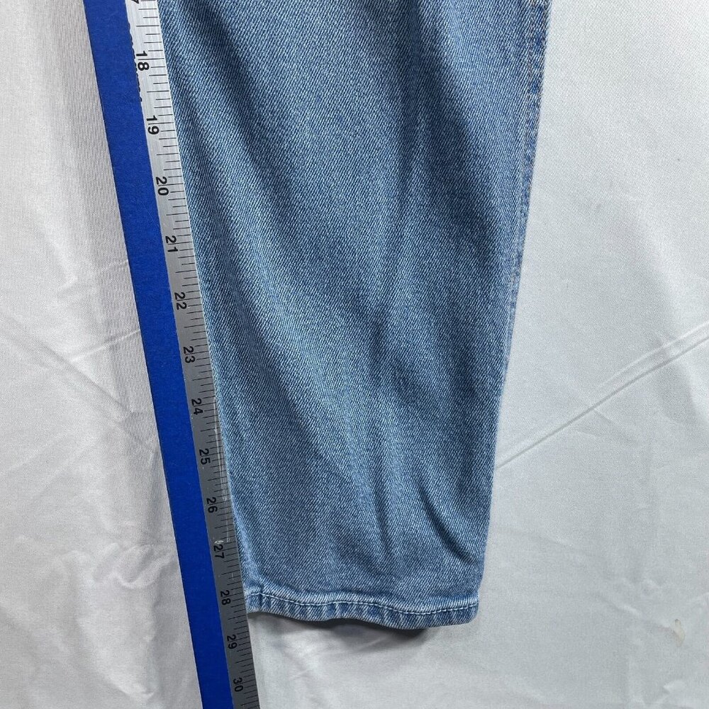 Hollister Jeans Womens size 7 Blue Stretch Denim Ultra High Rise Mom Jean - Picture 5 of 8